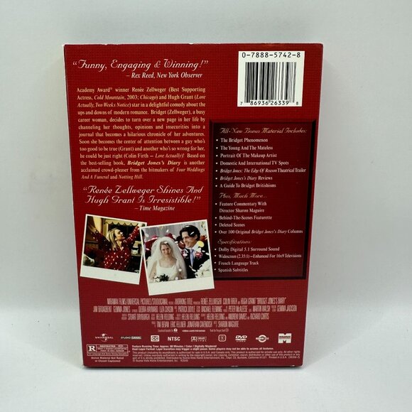 Bridget Jones's Diary DVD Collectors Renee Zellweger Hugh Grant Miramax 2001 - Picture 3 of 6